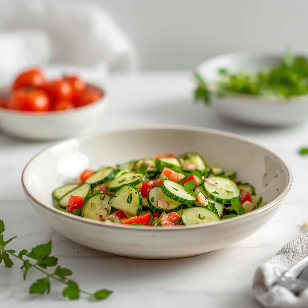 Easy Flavor Packed Cucumber Salad 2 Easy Flavor Packed Cucumber Salad