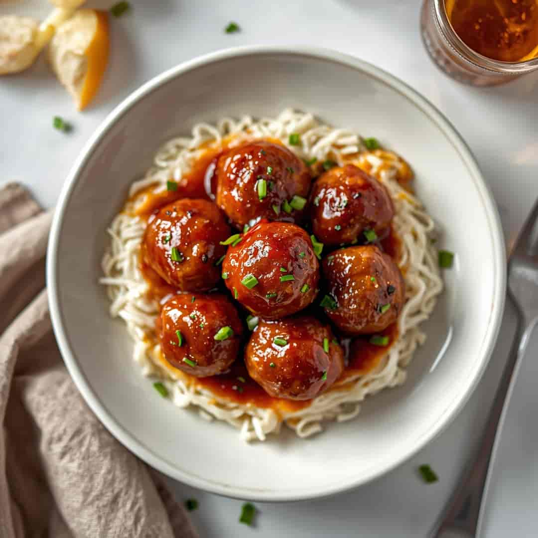 Easy Honey-Garlic BBQ Meatballs
