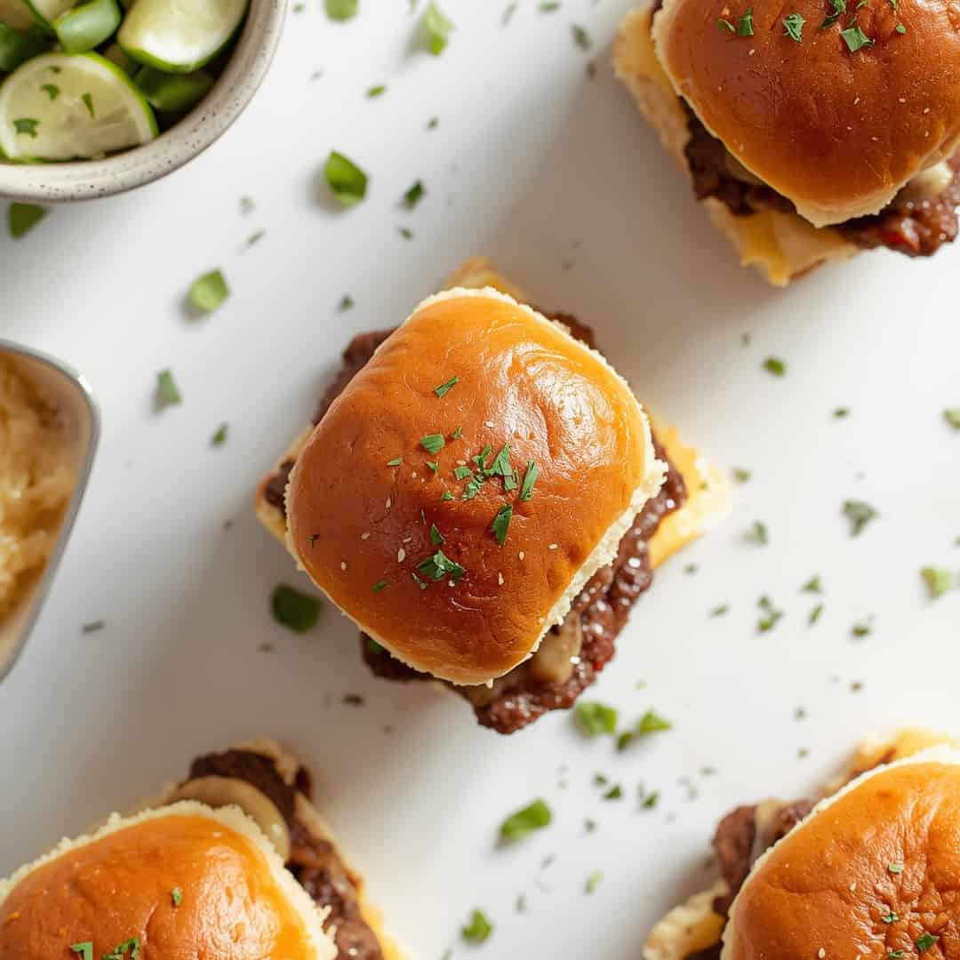 Easy Philly Cheesesteak Sliders