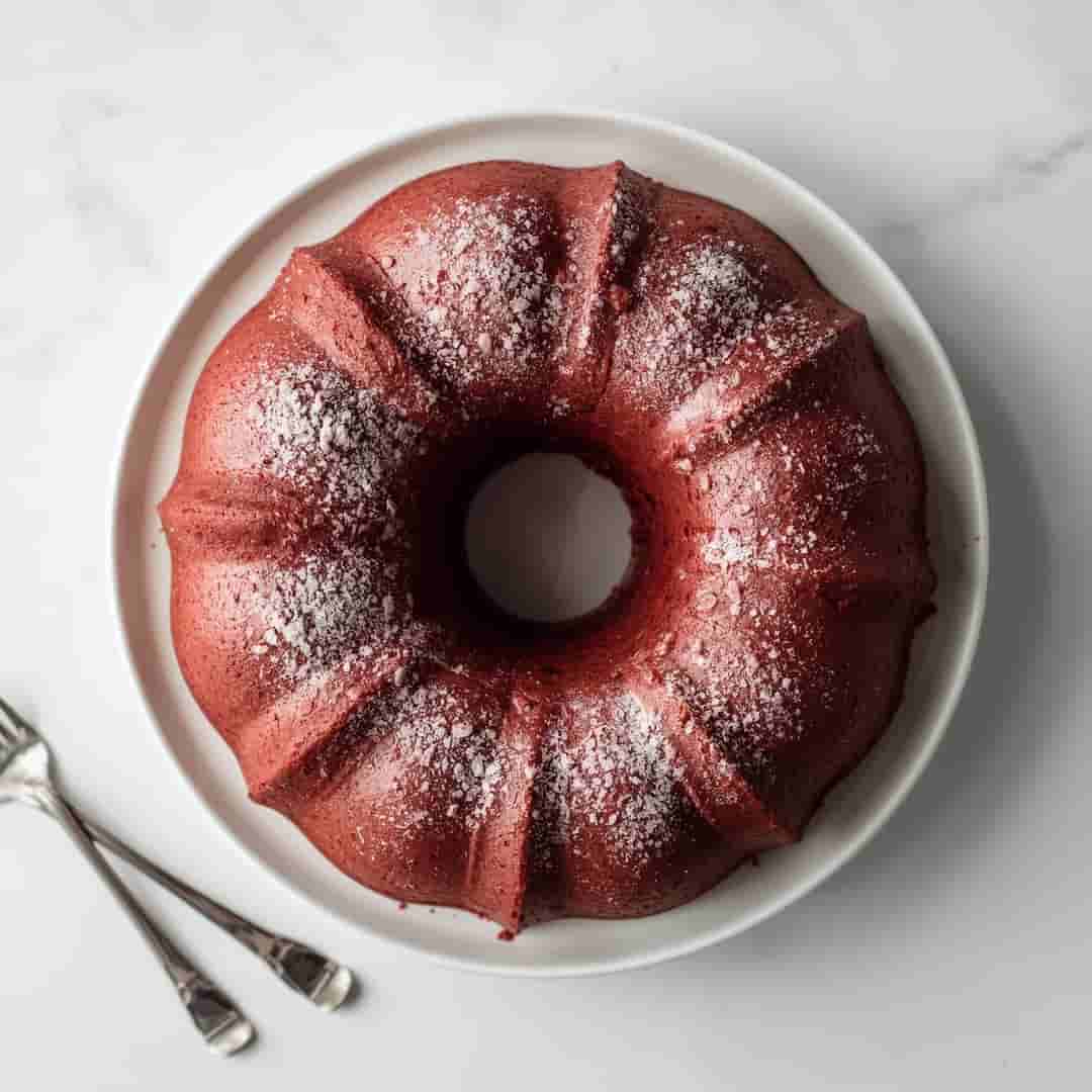 Easy Red Velvet Bundt Cake 2 Easy Red Velvet Bundt Cake