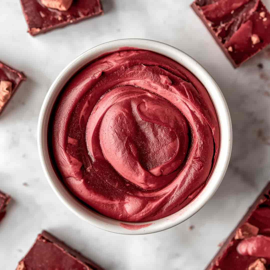 Easy Red Velvet Swirled Fudge 2 Easy Red Velvet Swirled Fudge