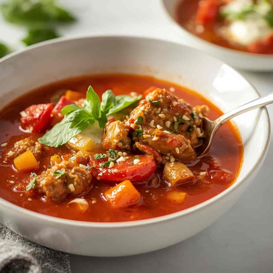 Easy Stuffed Pepper Soup