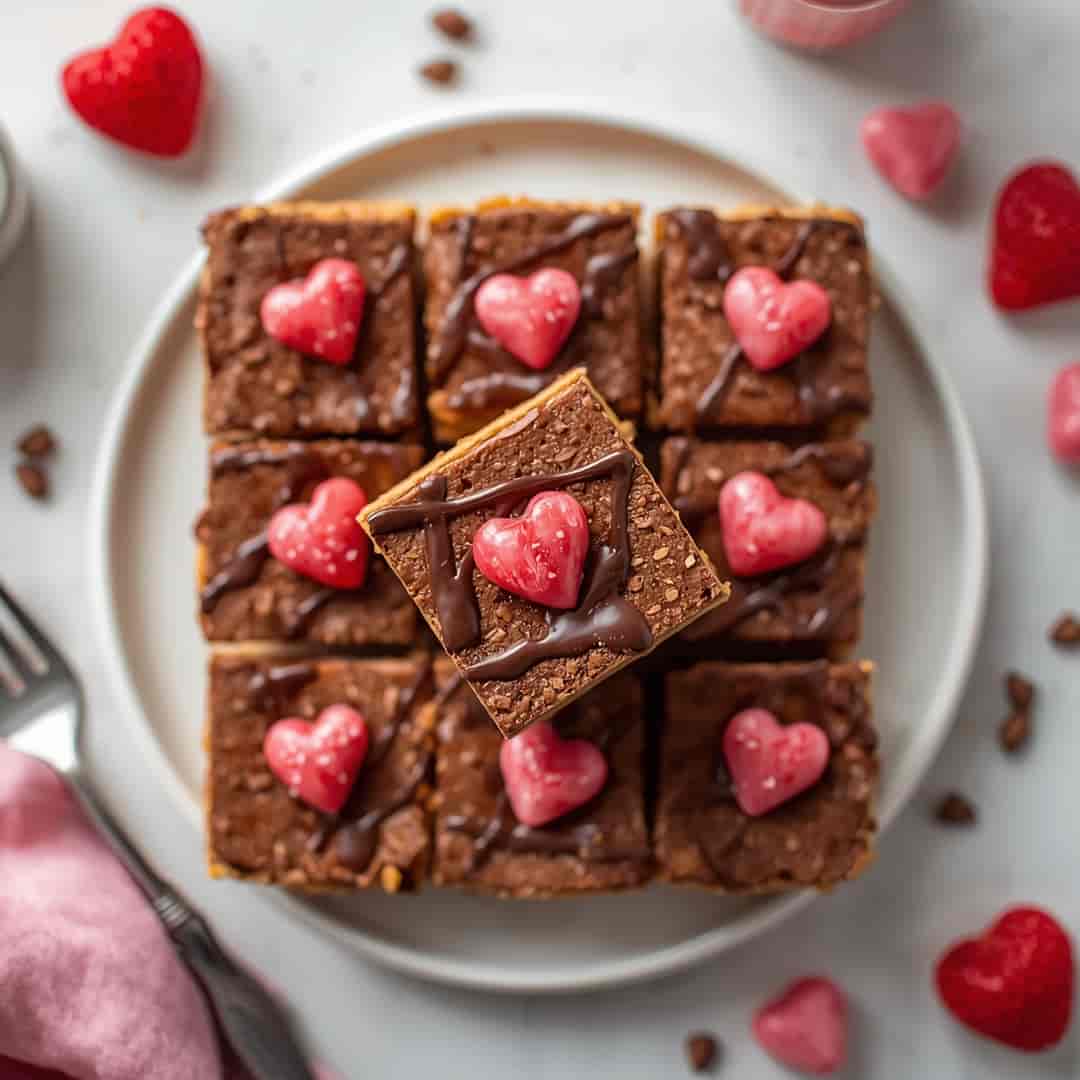 Easy Valentines Millionaire Bars 2 Easy Valentines Millionaire Bars