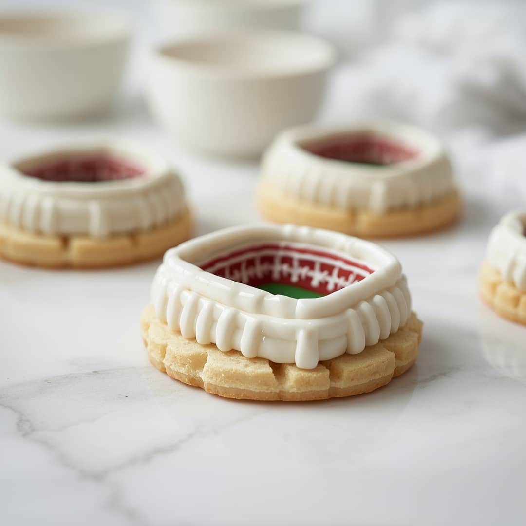 Football Stadium Sugar Cookies 2 Football Stadium Sugar Cookies
