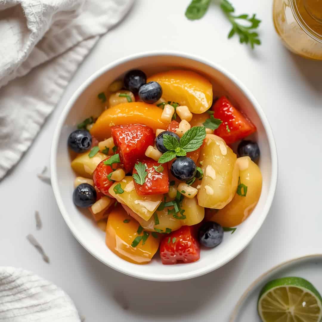 Fruit Salad Honey Lime Dressing 2 Fruit Salad Honey Lime Dressing