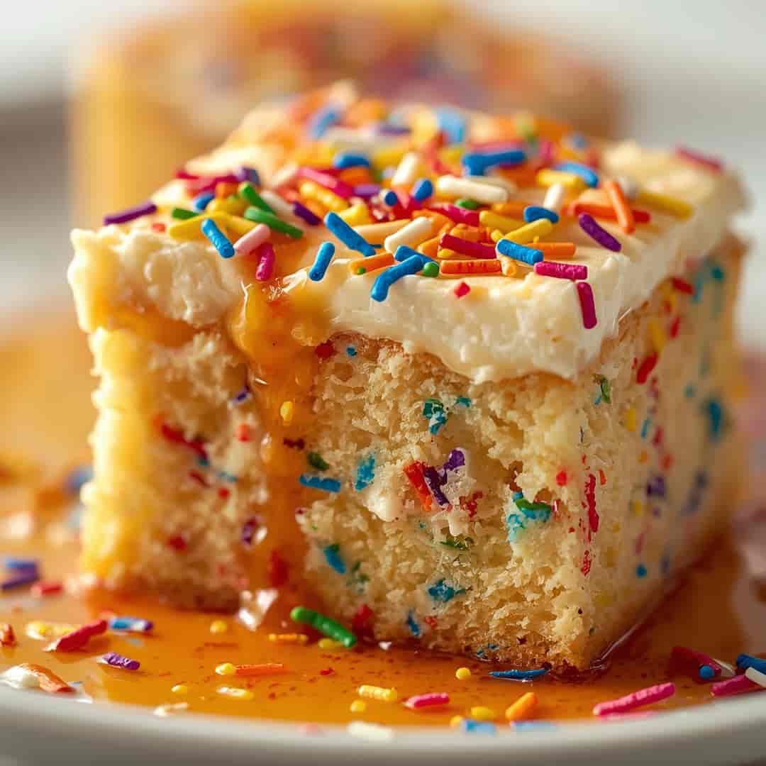 Funfetti Birthday Poke Cake 2 Funfetti Birthday Poke Cake