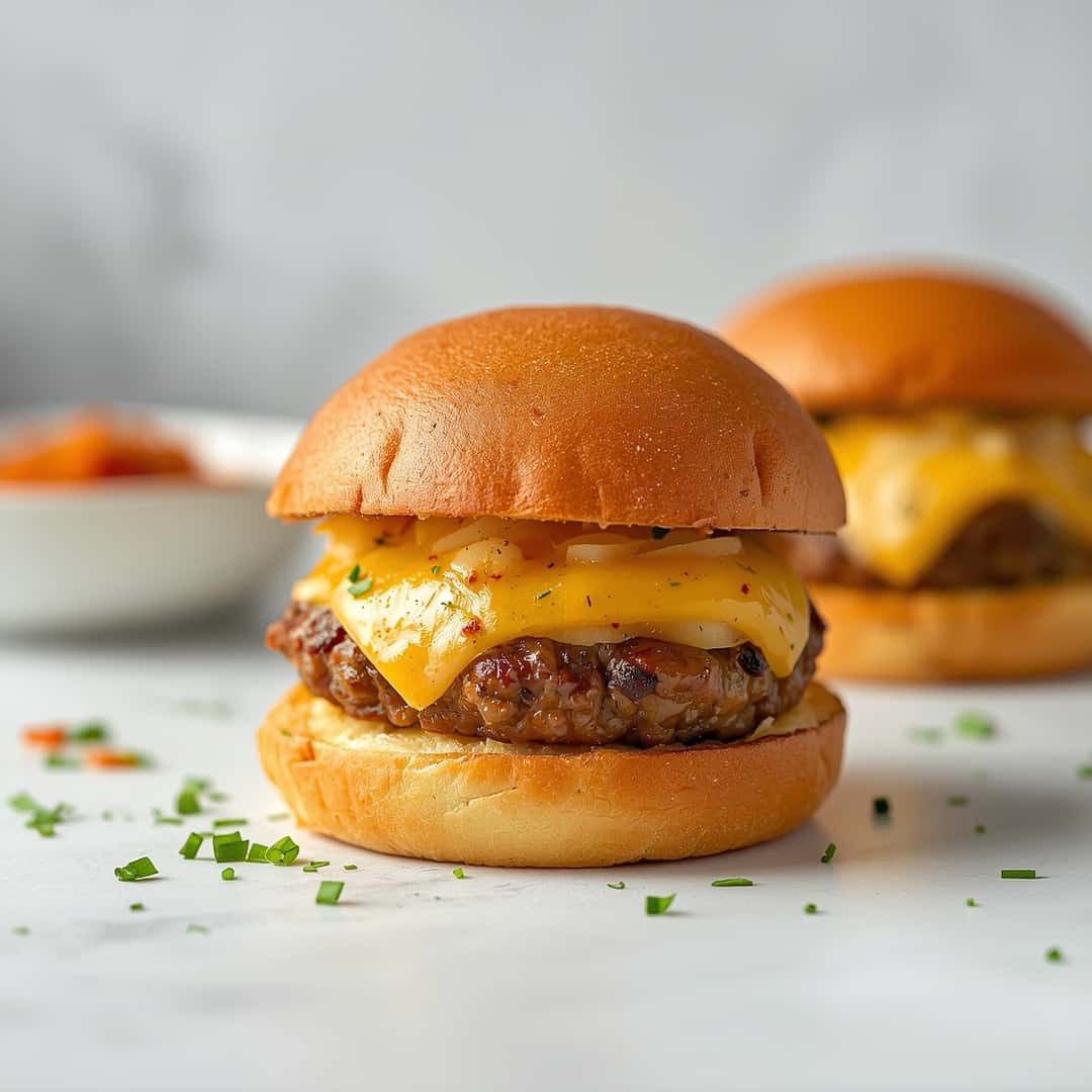 Garlic Parmesan Cheeseburger Bombs