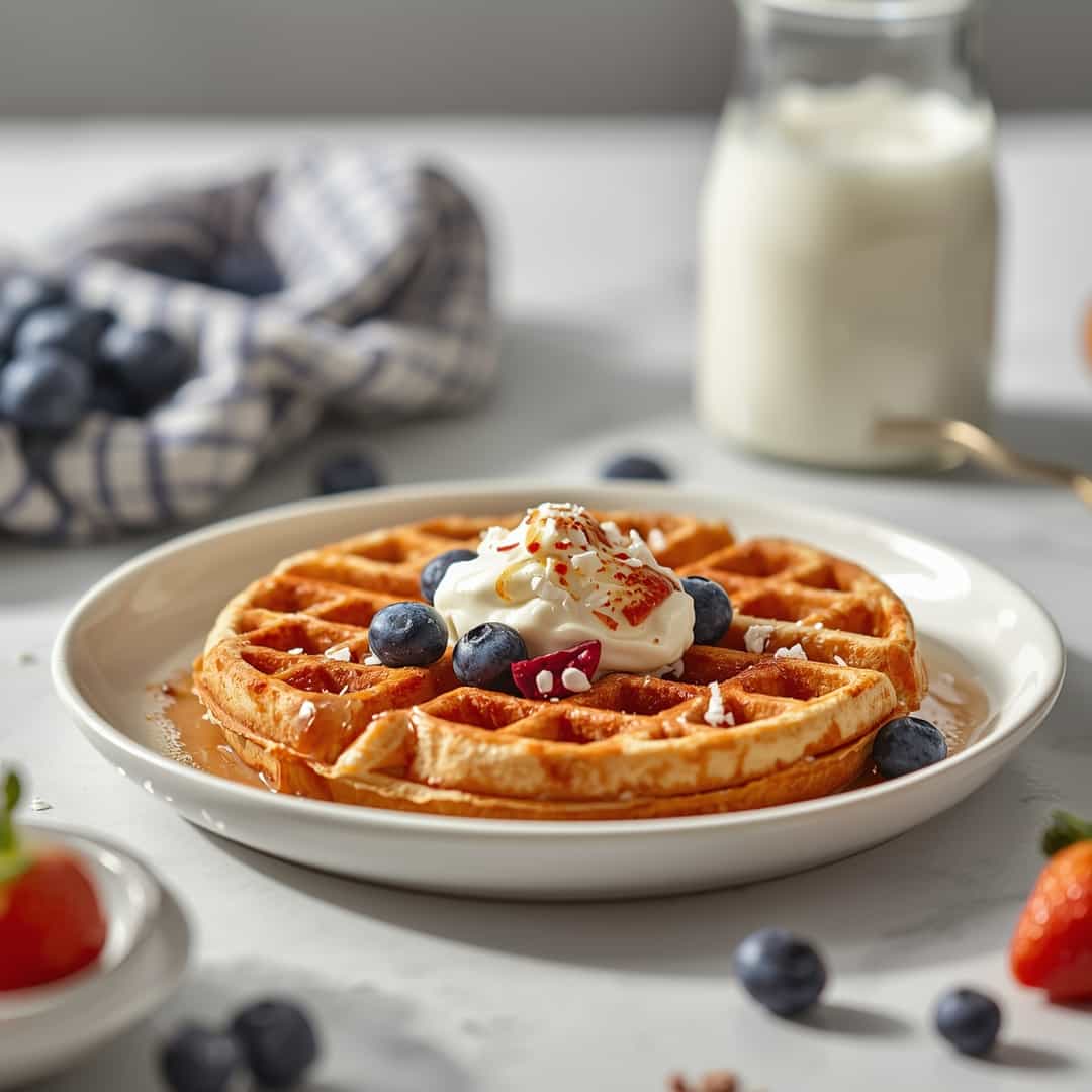 Greek Yogurt Waffles