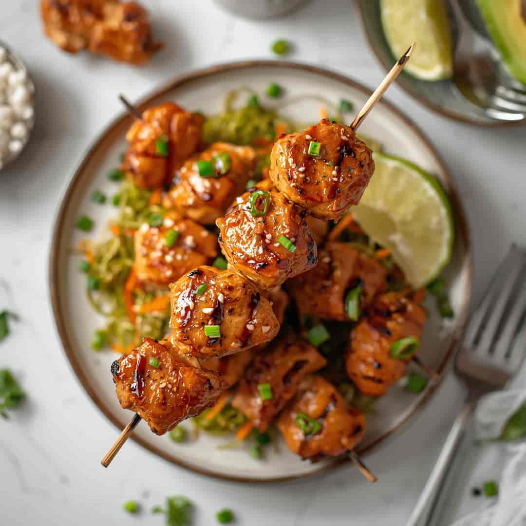 Grilled Asian Chicken Skewers
