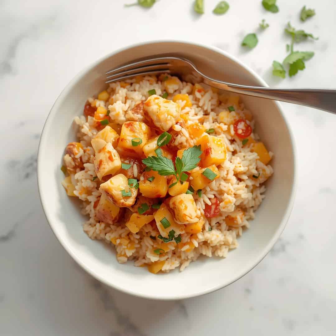 Hawaiian Pineapple Chicken Rice 2 Hawaiian Pineapple Chicken Rice