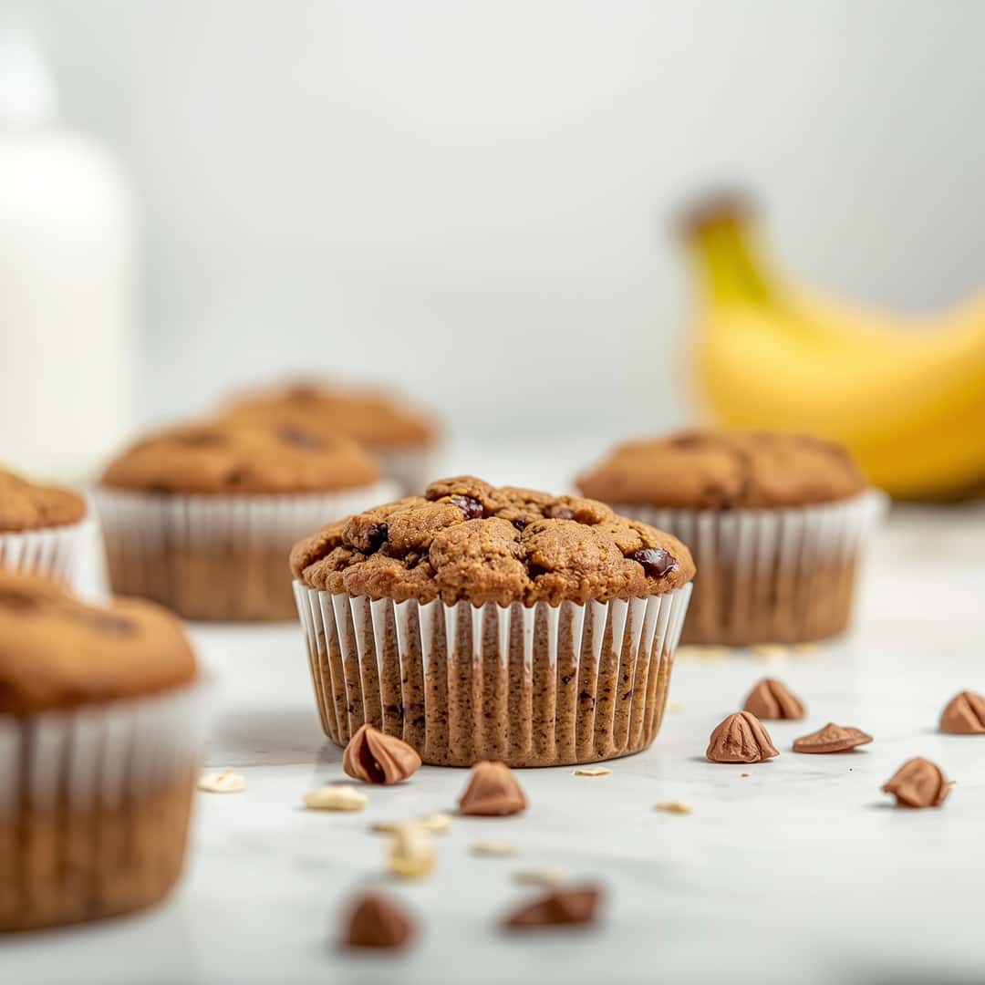 Healthy Banana Oat Muffins Photo Inspiration