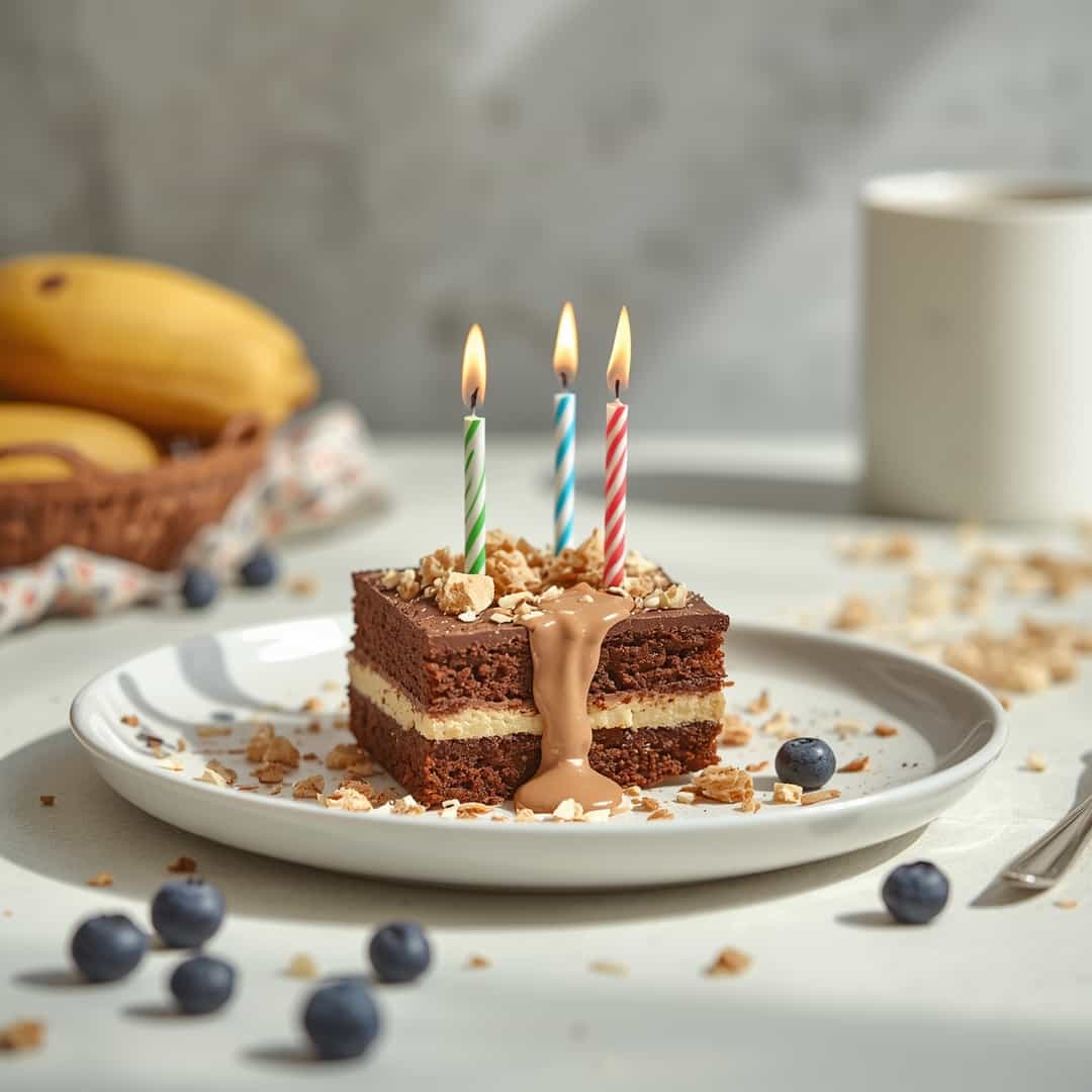 Healthy Birthday Cake Protein Breakfast 1 Healthy Birthday Cake Protein Breakfast