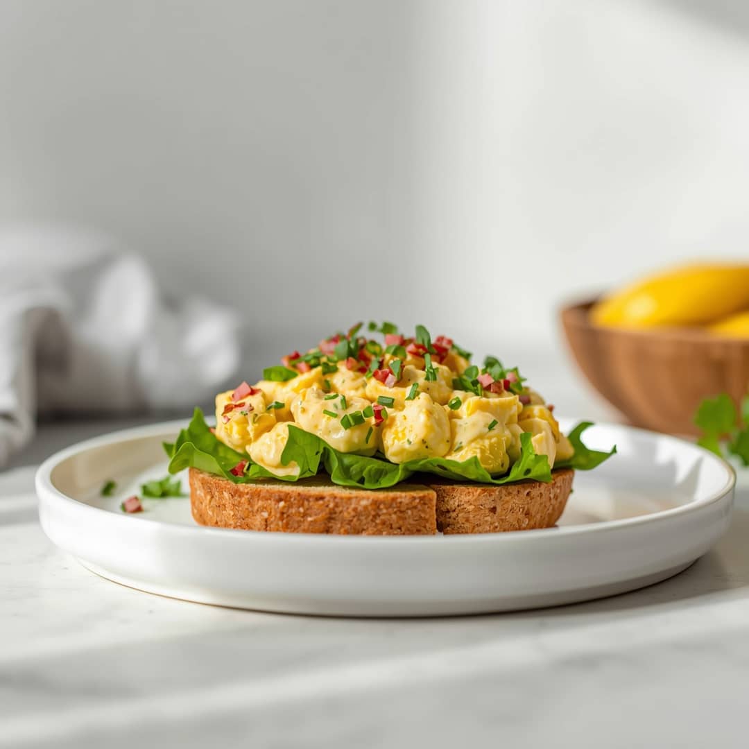 Healthy High Protein Egg Salad 2 Healthy High Protein Egg Salad