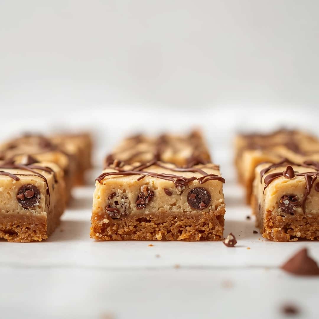 Healthy No Bake Cookie Dough Bars