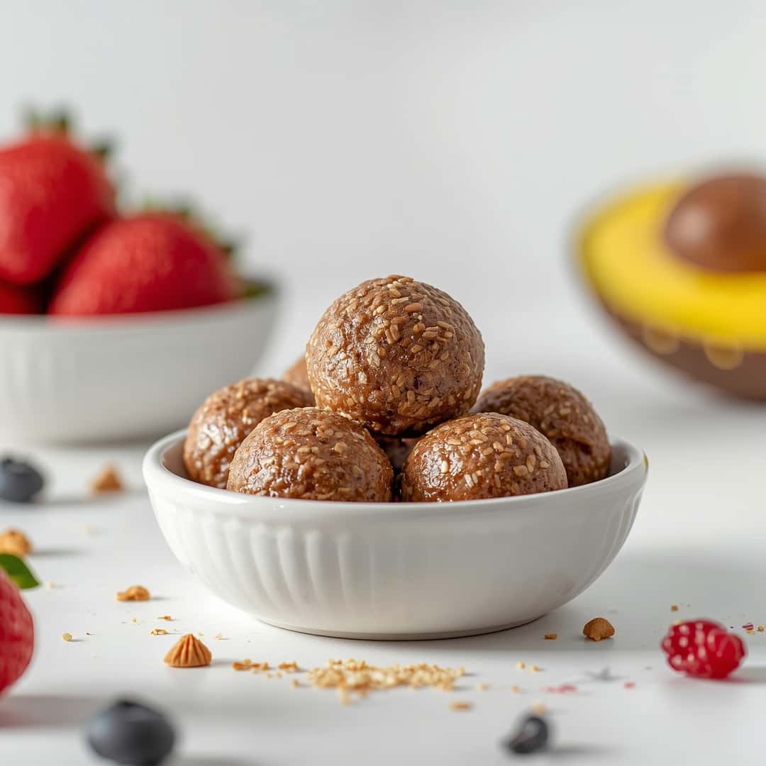 Healthy No-Bake Protein Balls 2 Healthy No-Bake Protein Balls