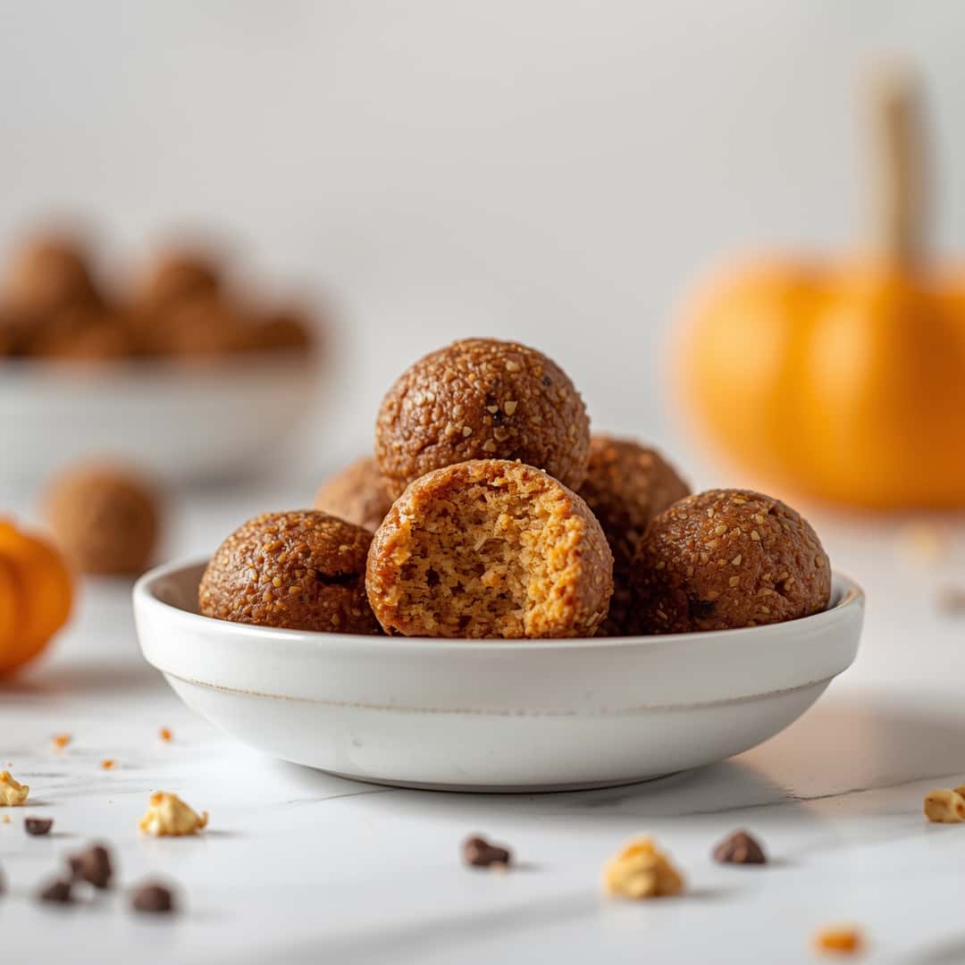 Healthy Pumpkin Protein Balls 2 Healthy Pumpkin Protein Balls