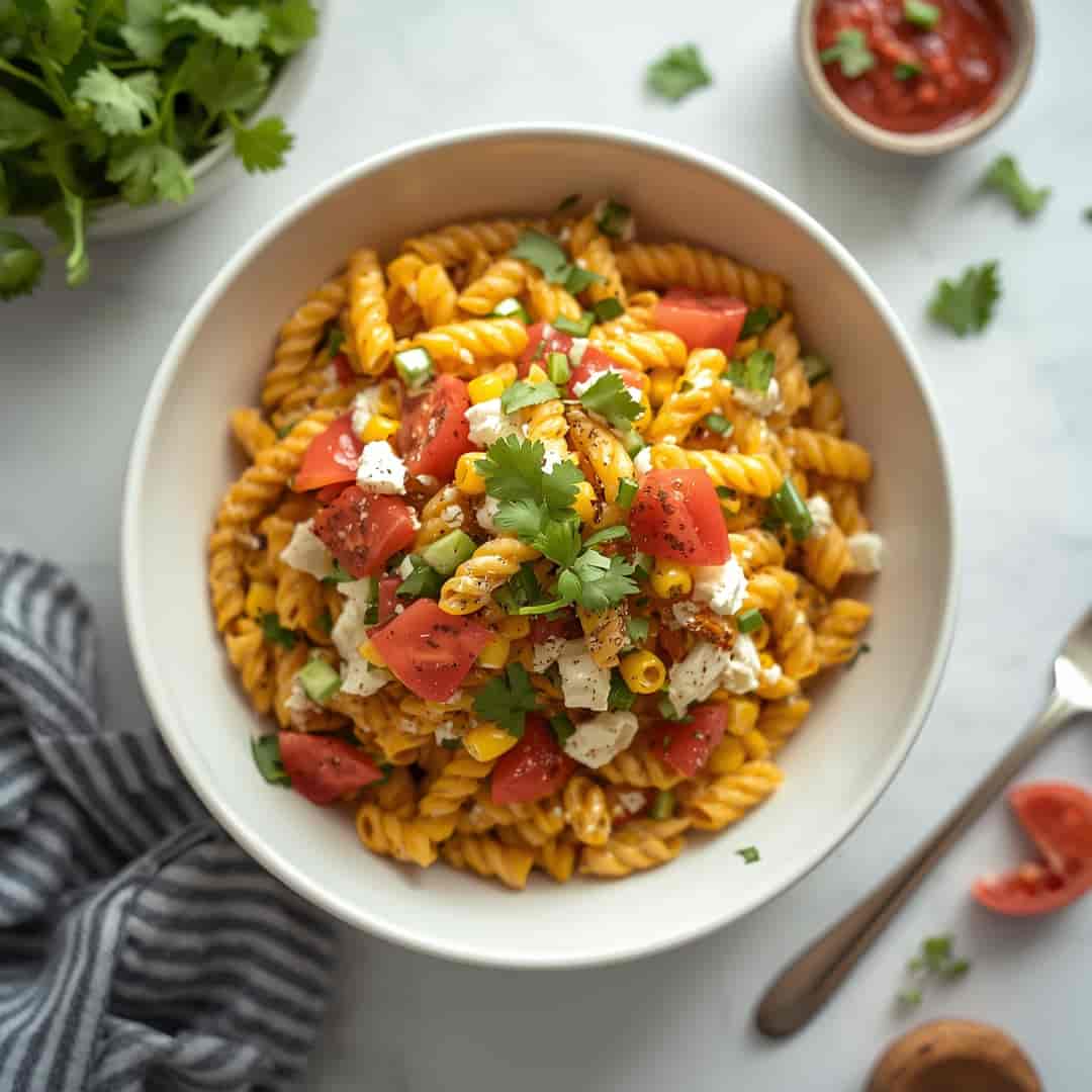 Healthy Street Corn Pasta Salad