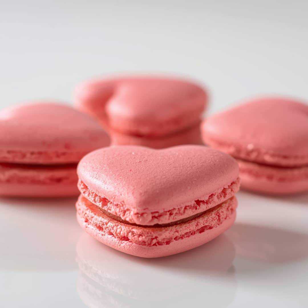 Heart Shape Macarons 2 Heart Shape Macarons