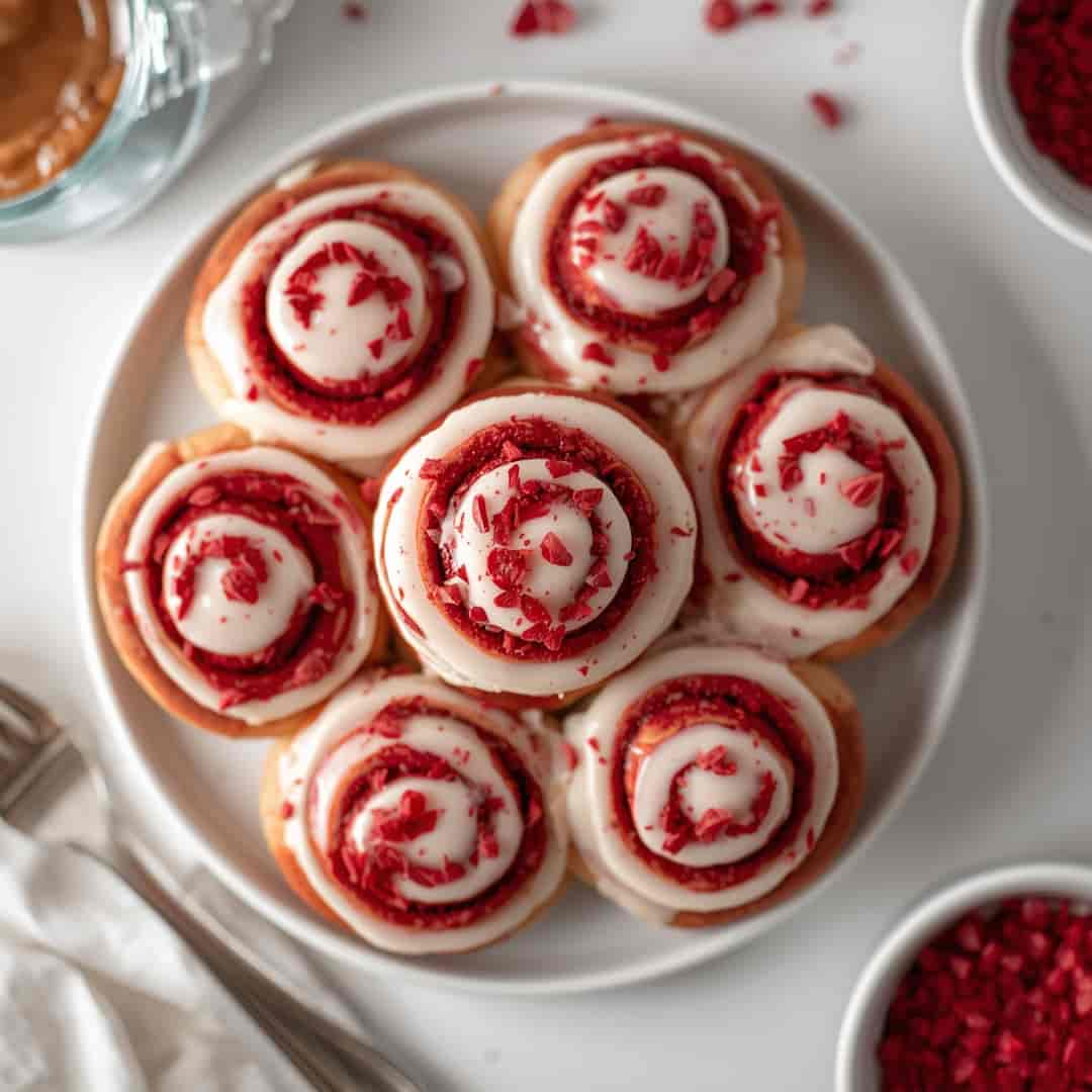 Heavenly Red Velvet Cinnamon Rolls 2 Heavenly Red Velvet Cinnamon Rolls