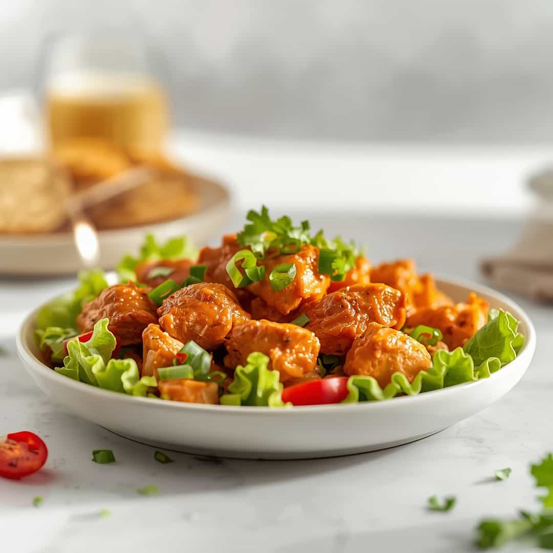 High Protein Buffalo Chicken Salad