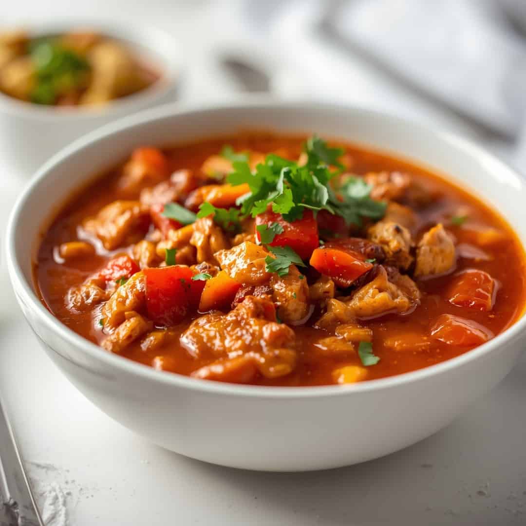 High Protein Low Carb Chicken Chili