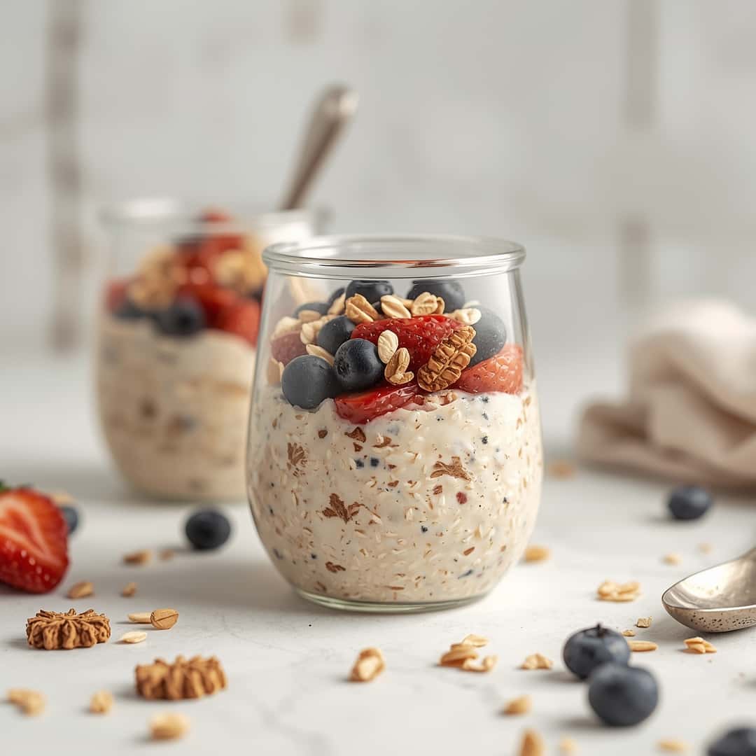 High Protein Overnight Oats Macros 2 High Protein Overnight Oats Macros