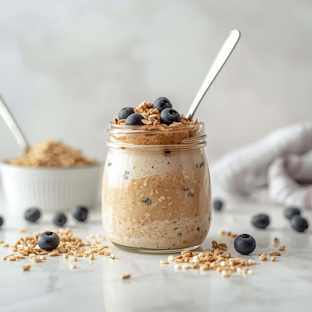 High-Protein Overnight Oats Protein Powder 2 High-Protein Overnight Oats Protein Powder