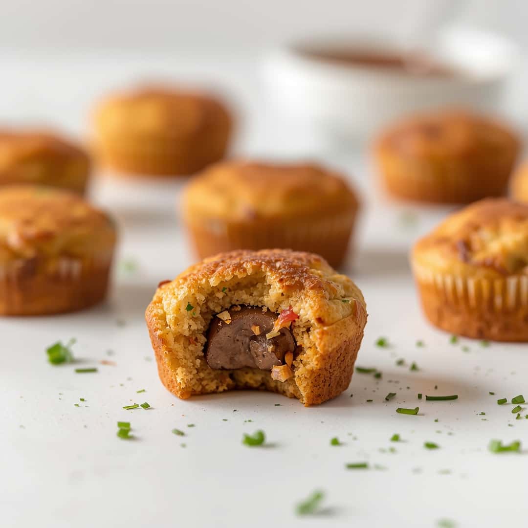 High-Protein Pancake Sausage Mini Muffins