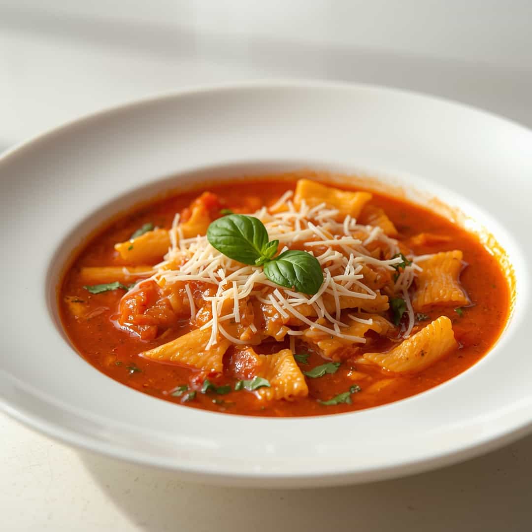 Homemade Lasagna Soup Bow Tie Pasta
