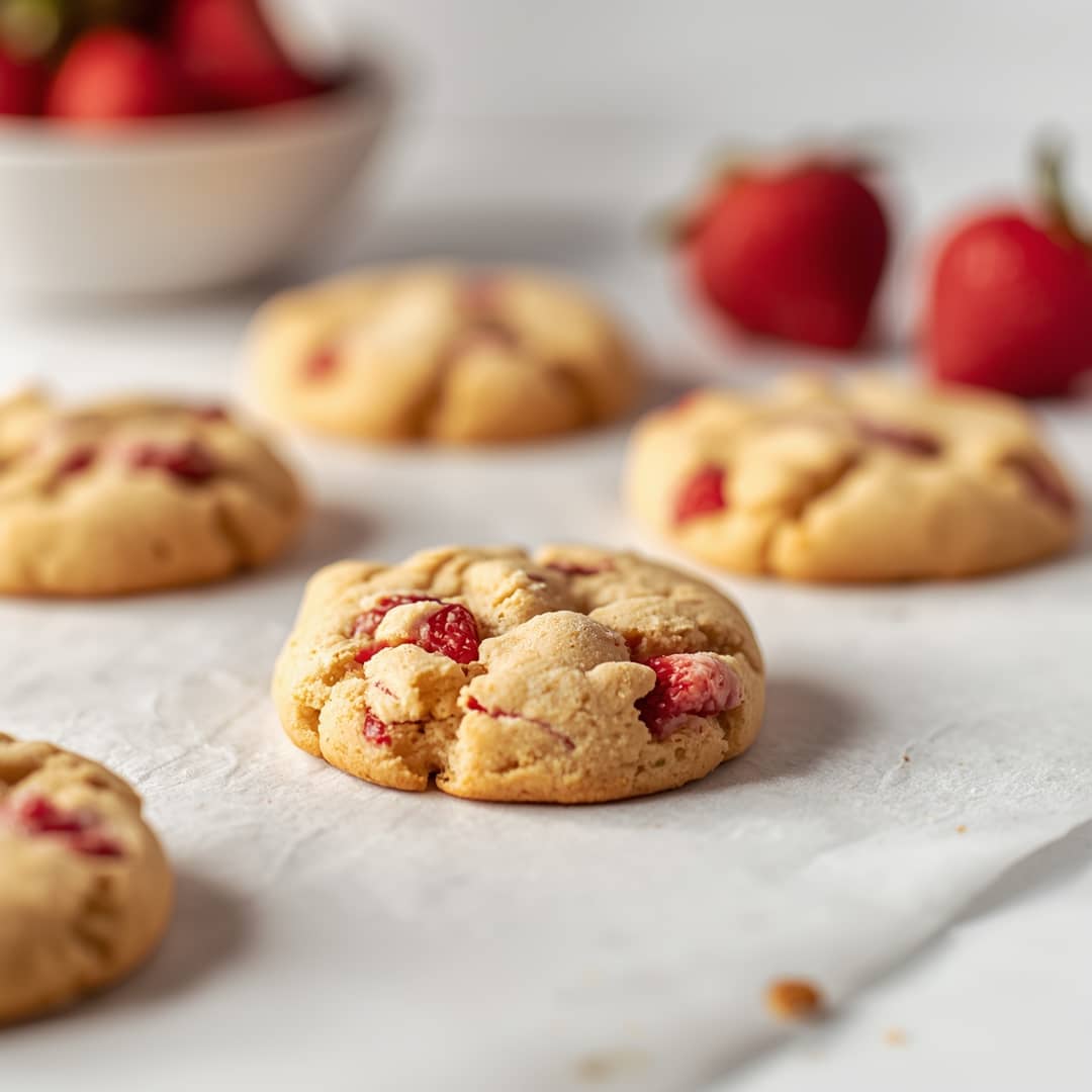 Homemade Strawberry Cookies