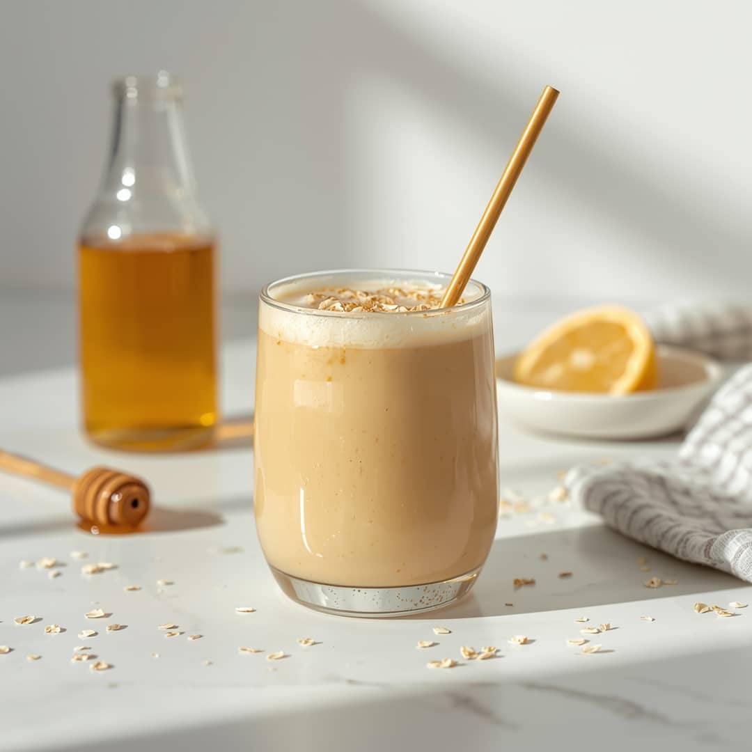 Iced Oat Milk Honey Vanilla Latte