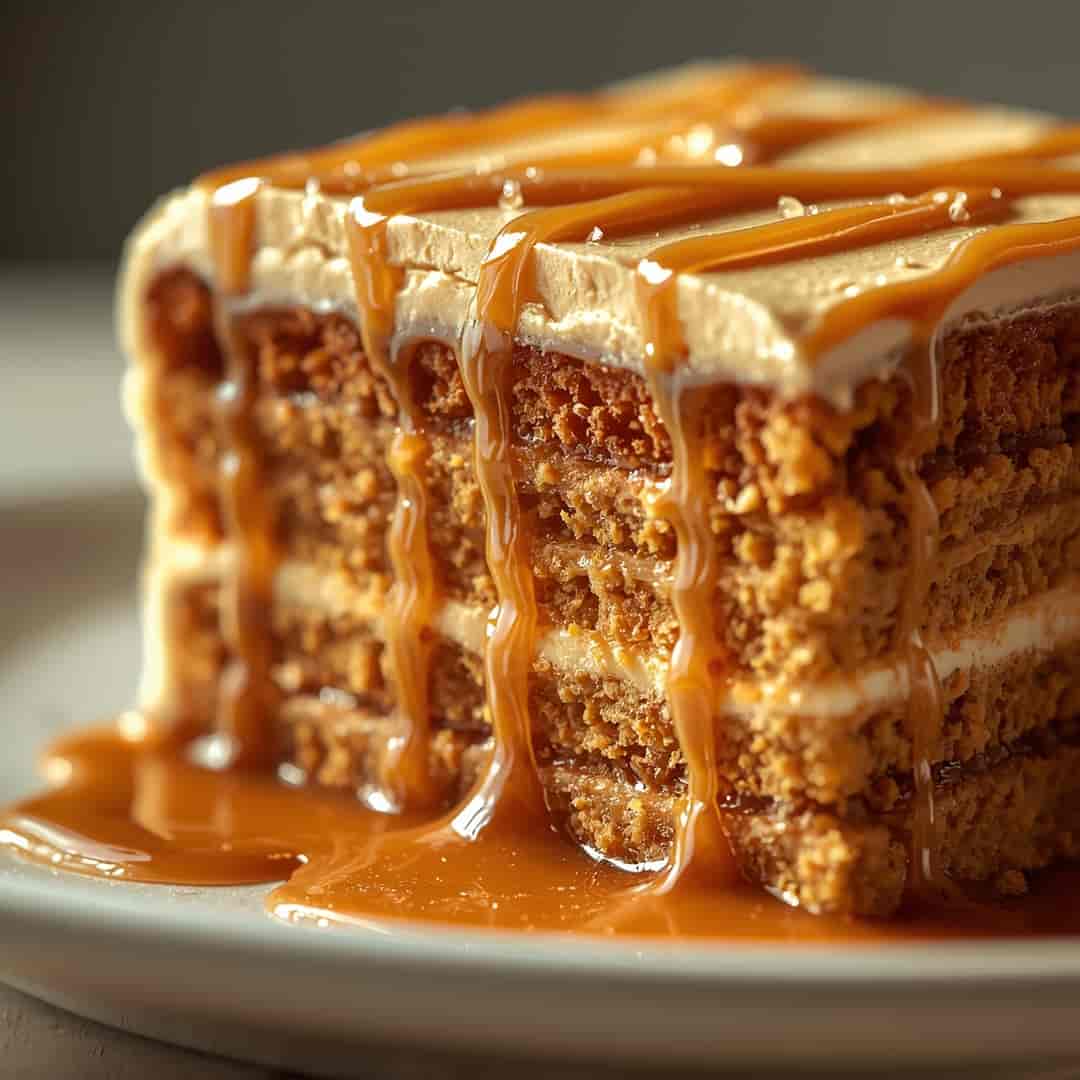Irresistible Caramel Coffee Buttercream Cake