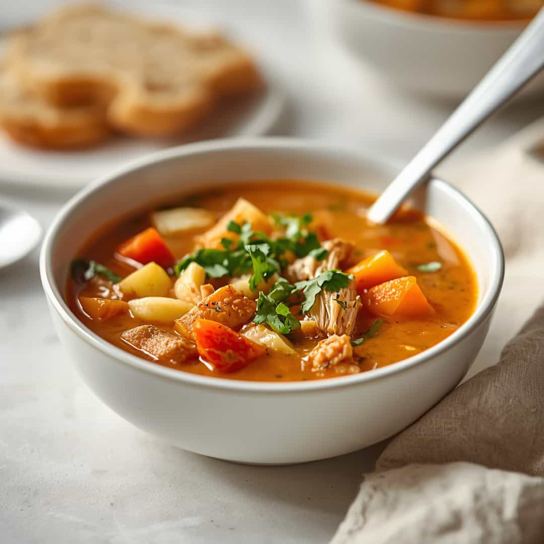 Leftover Turkey Soup 2 Leftover Turkey Soup