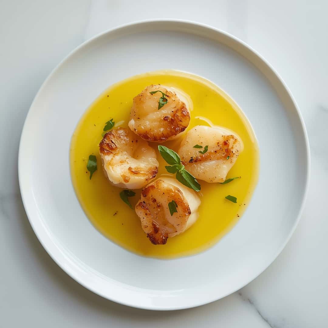 Lemon Butter Scallops 2 Lemon Butter Scallops