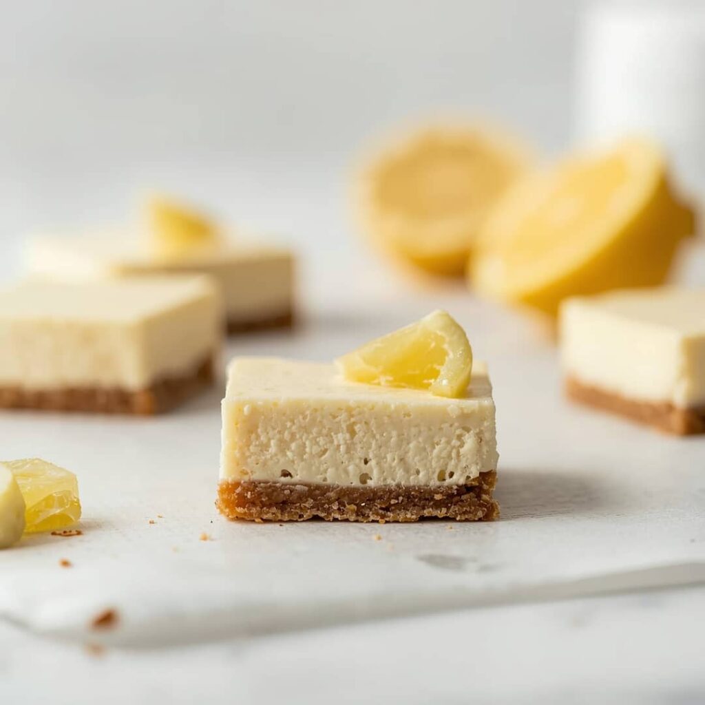 Lemon Cheesecake Protein Bars