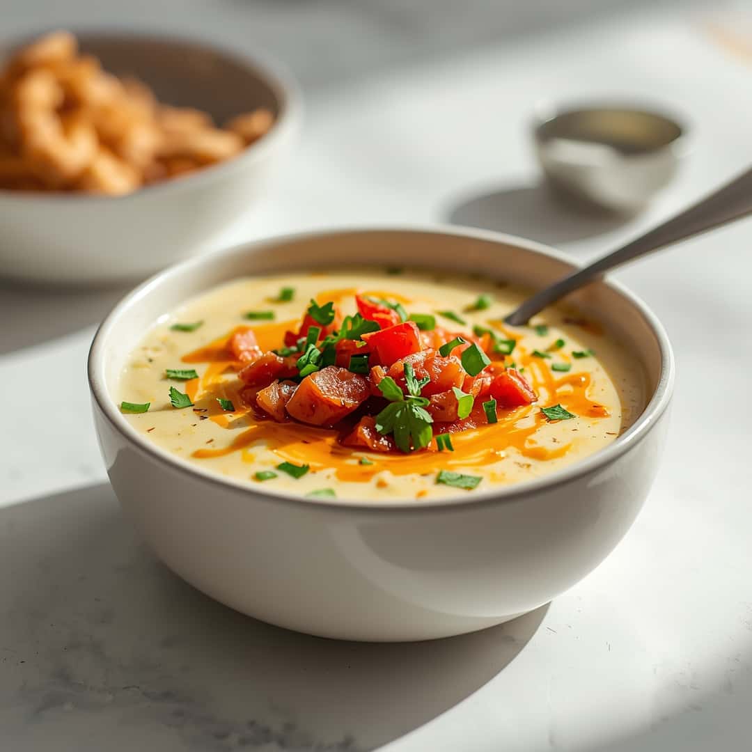 Loaded Baked Potato Soup 2 Loaded Baked Potato Soup