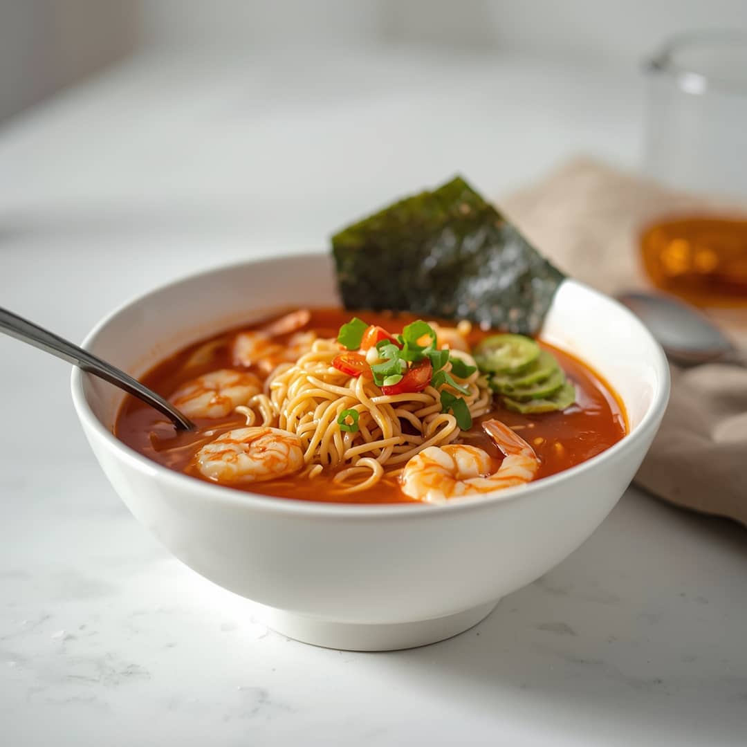 Loaded Shrimp Ramen Soup 2 Loaded Shrimp Ramen Soup