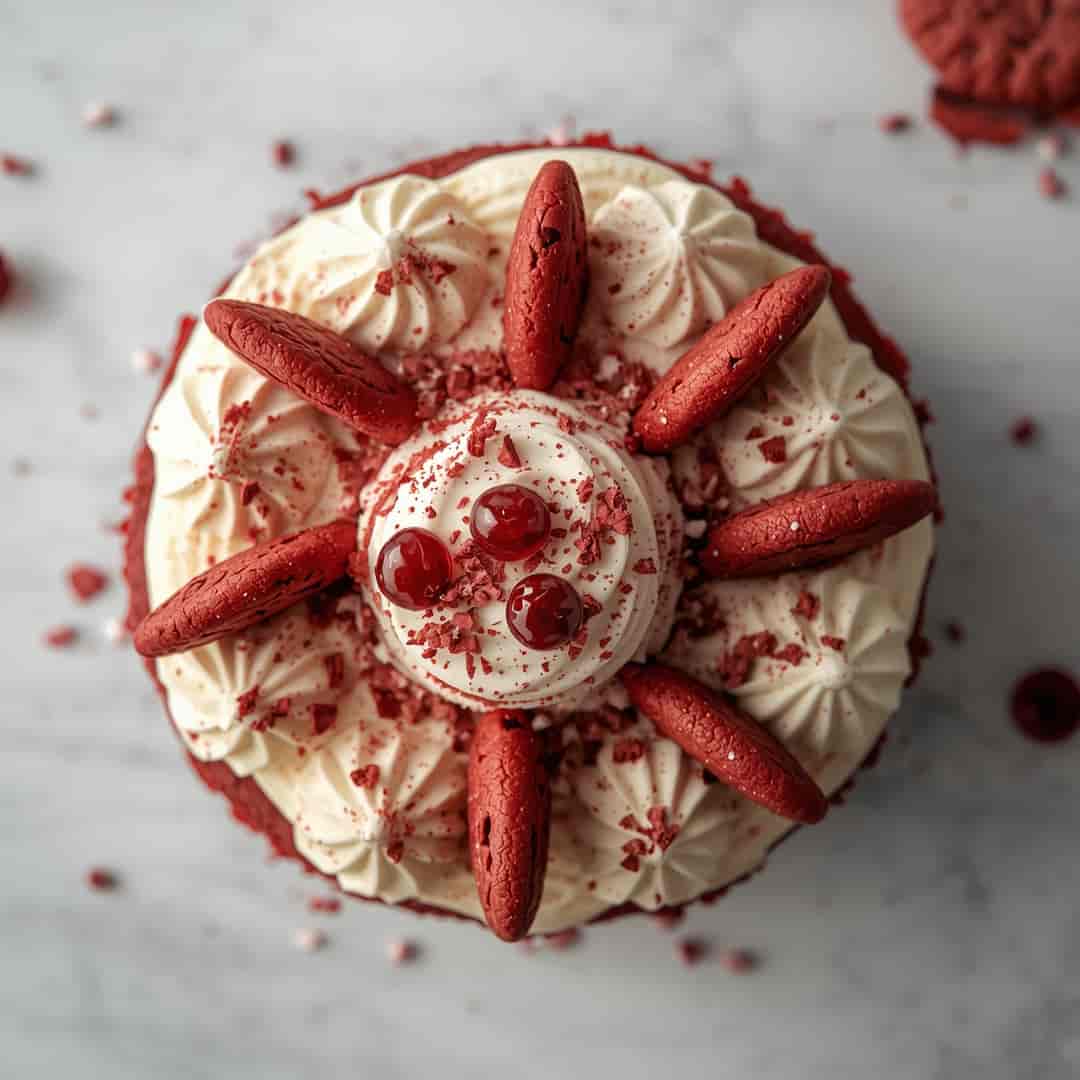 Luscious Red Velvet Cookies Cheesecake Surprise 2 Luscious Red Velvet Cookies Cheesecake Surprise