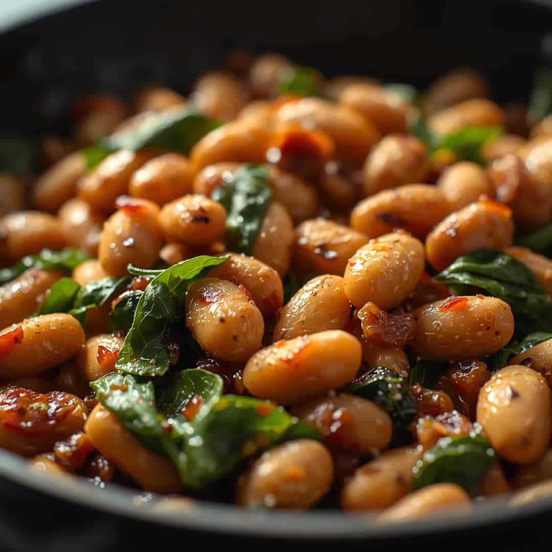 Marry Me White Bean Spinach Skillet 2 Marry Me White Bean Spinach Skillet