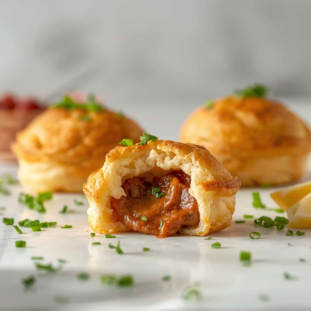 Melt In Your Mouth Beef Puffs