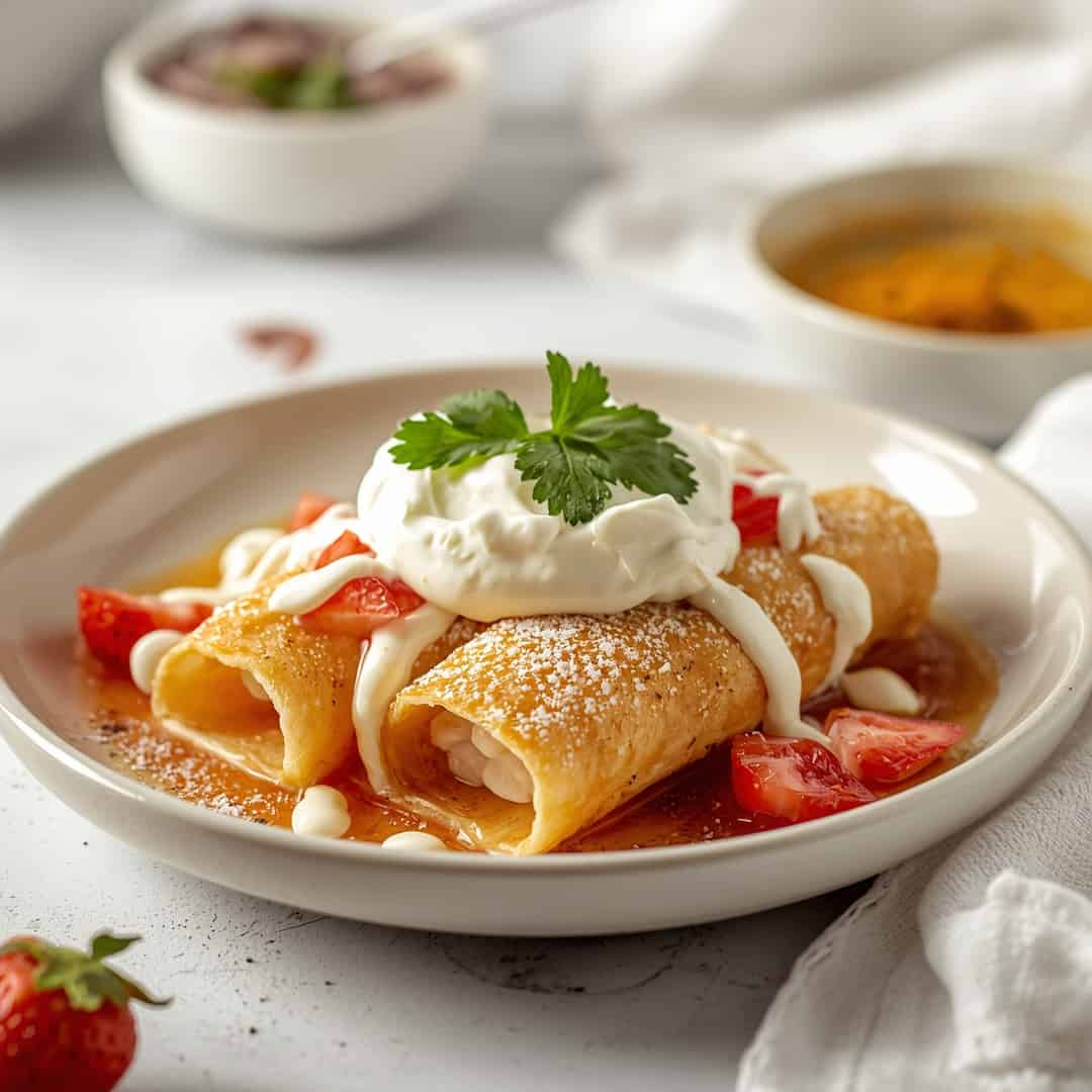 Mexican Fresas Con Crema