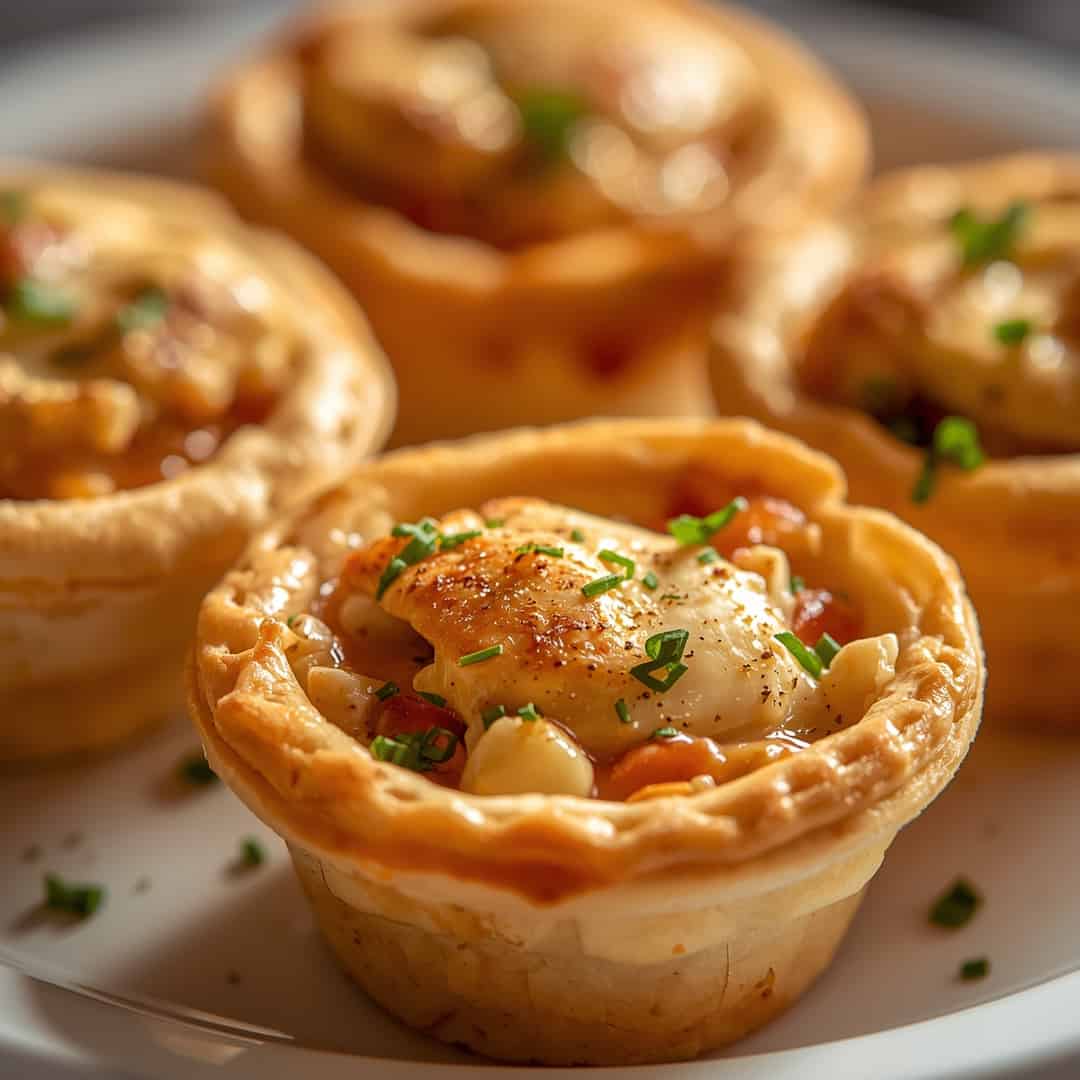 Mini Chicken Pot Pies 2 Mini Chicken Pot Pies