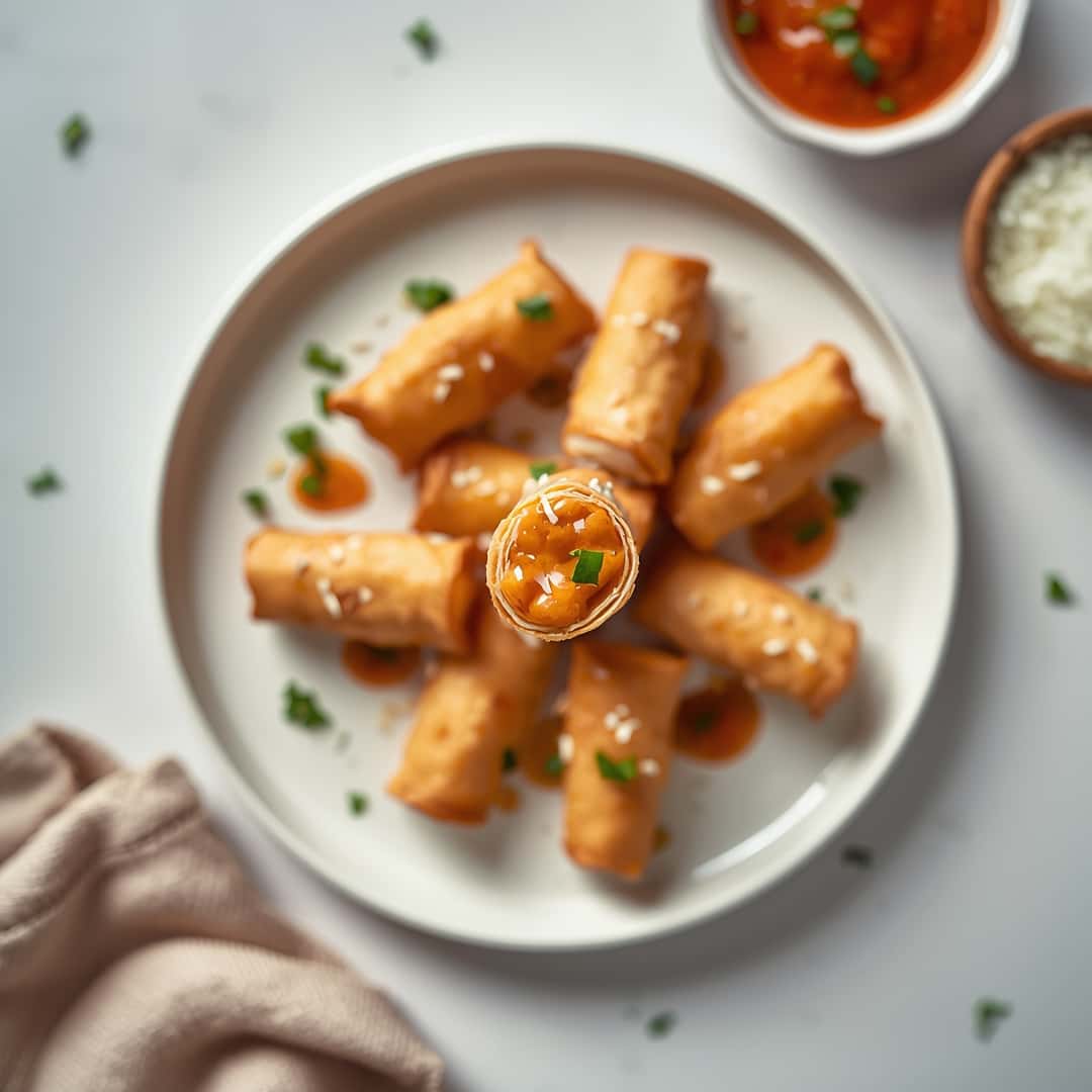 Mini Jalapeno Popper Egg Rolls 2 Mini Jalapeno Popper Egg Rolls
