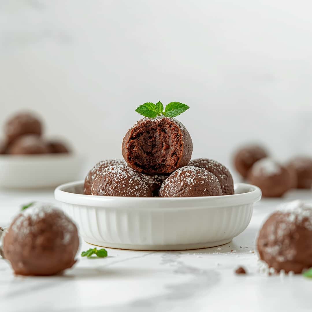 Mint Chocolate Protein Balls