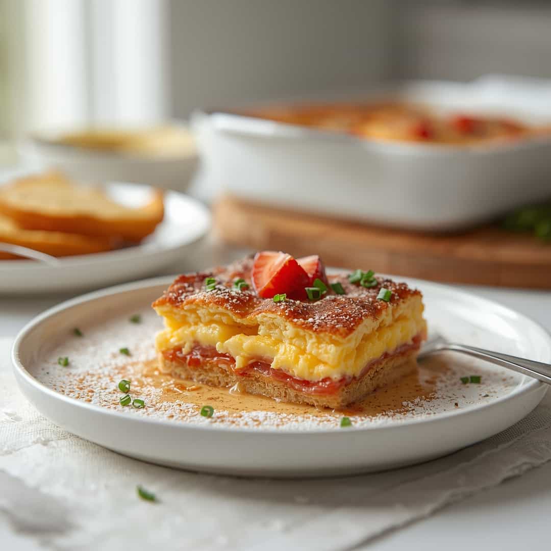 Monte Cristo Breakfast Casserole Sweet Savory Dream