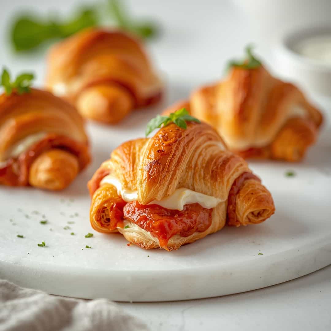 Mozzarella Pepperoni Croissant Rolls
