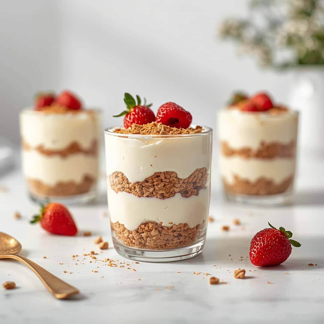 No Bake Cheesecake Parfait