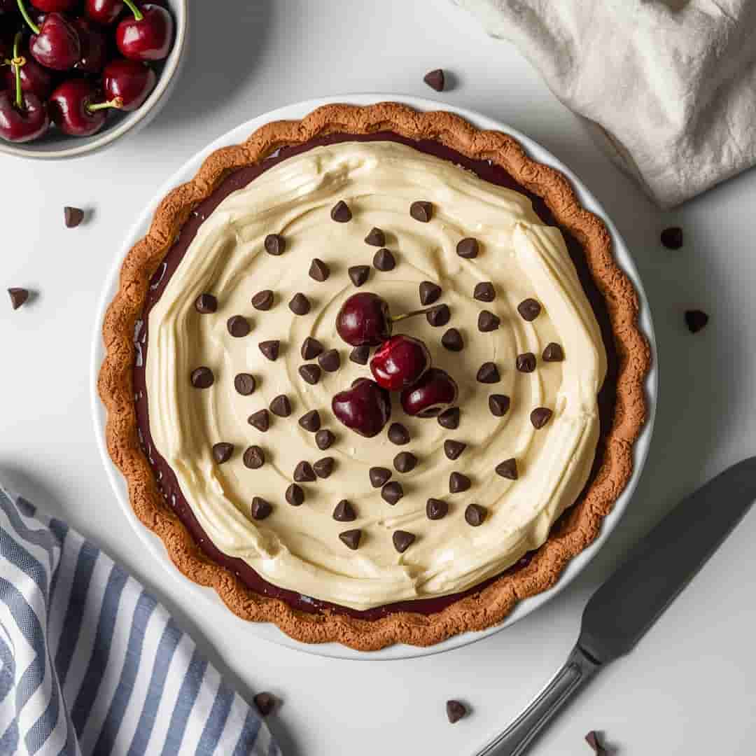 No-Bake Cherry Chocolate Chip Pie Recipe