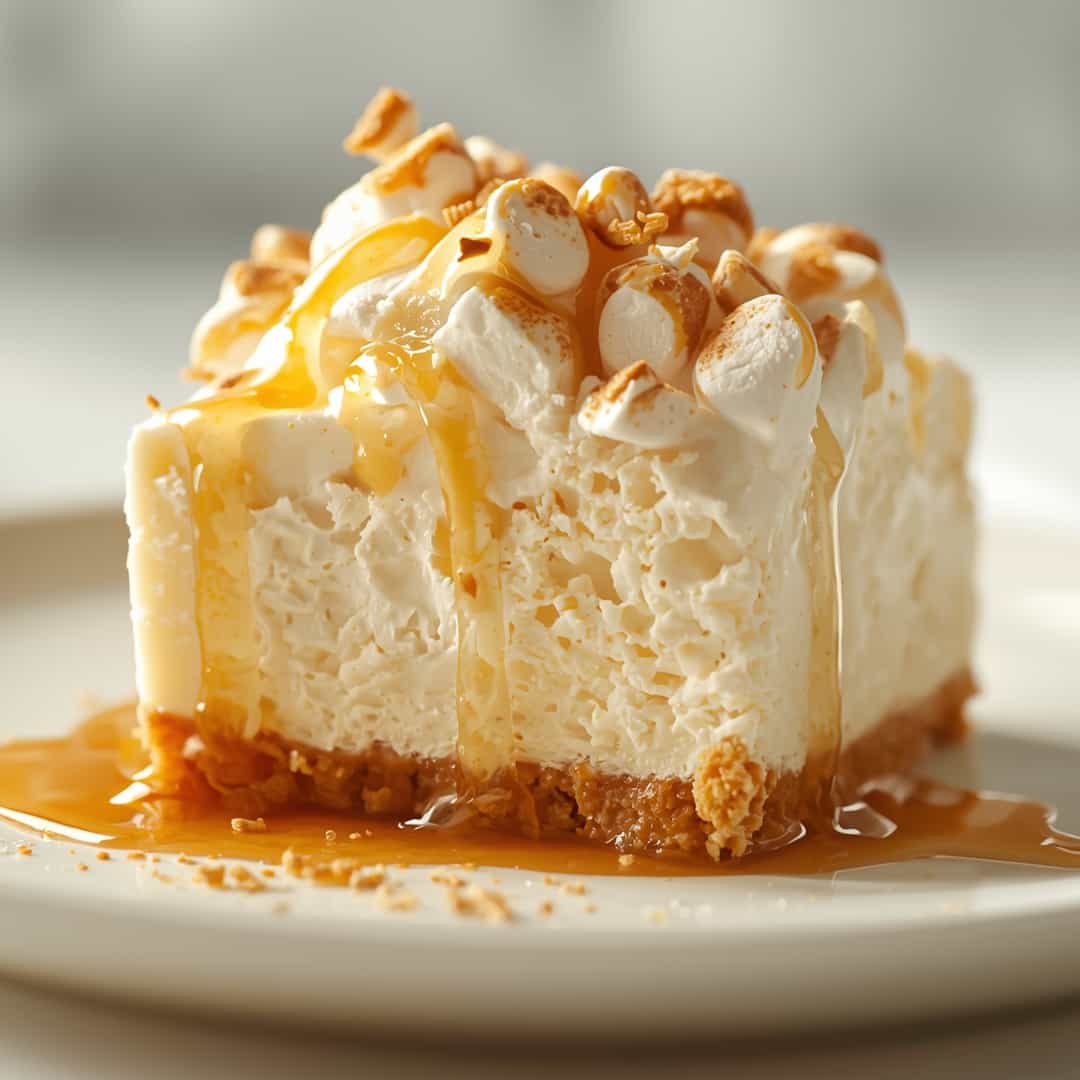 No-Bake Marshmallow Cheesecake