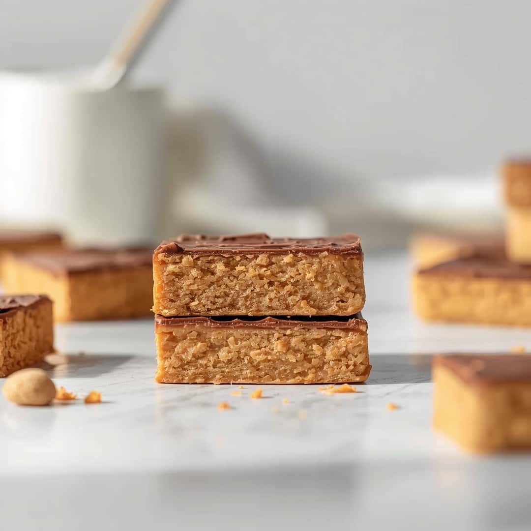 No-Bake Peanut Butter Protein Bars 2 No-Bake Peanut Butter Protein Bars